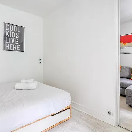 Cozy 4people - Canal St Martin & Republique פריז